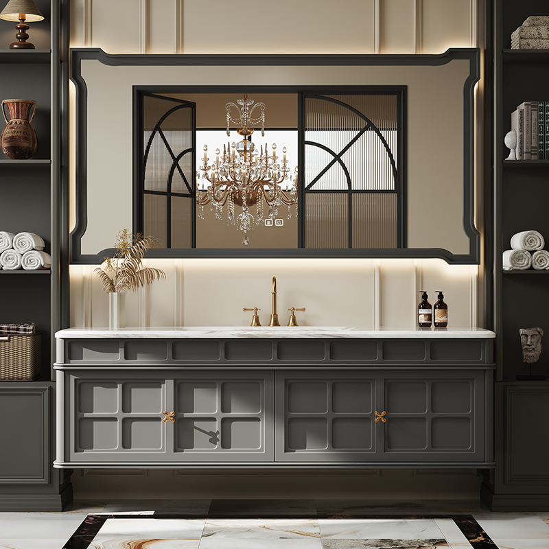 French Retro Bathroom Cabinet  - Luxury Skincare & Spa Photos ulasan dan harga