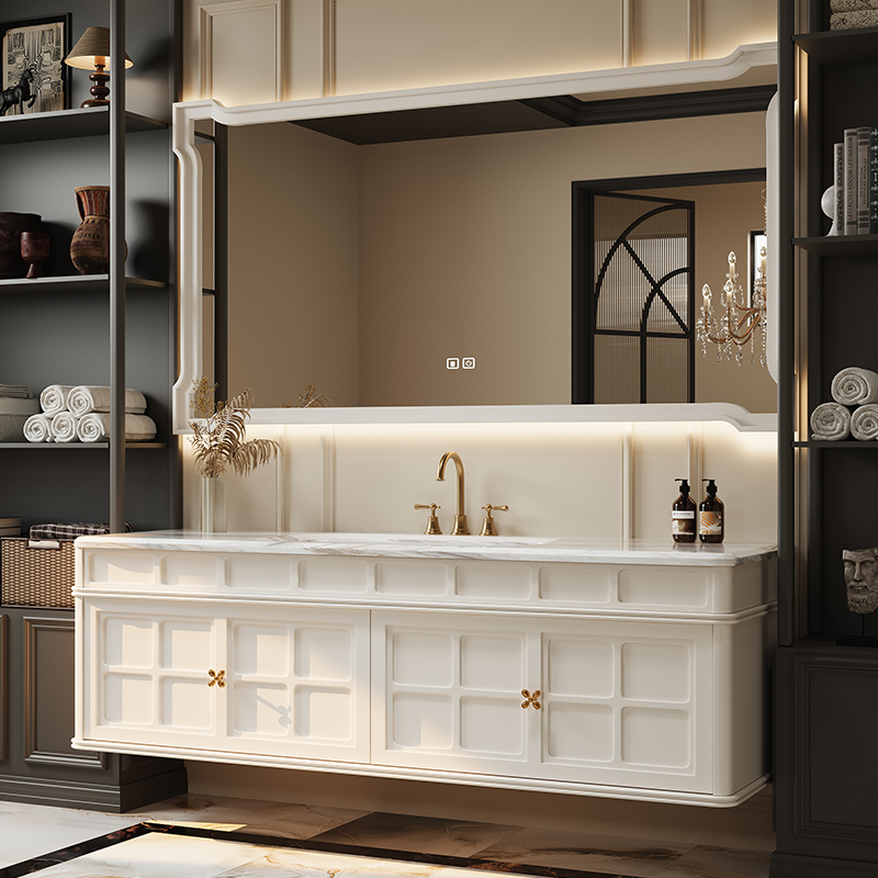 French Retro Bathroom Cabinet  - Luxury Skincare & Spa Photos ulasan dan harga