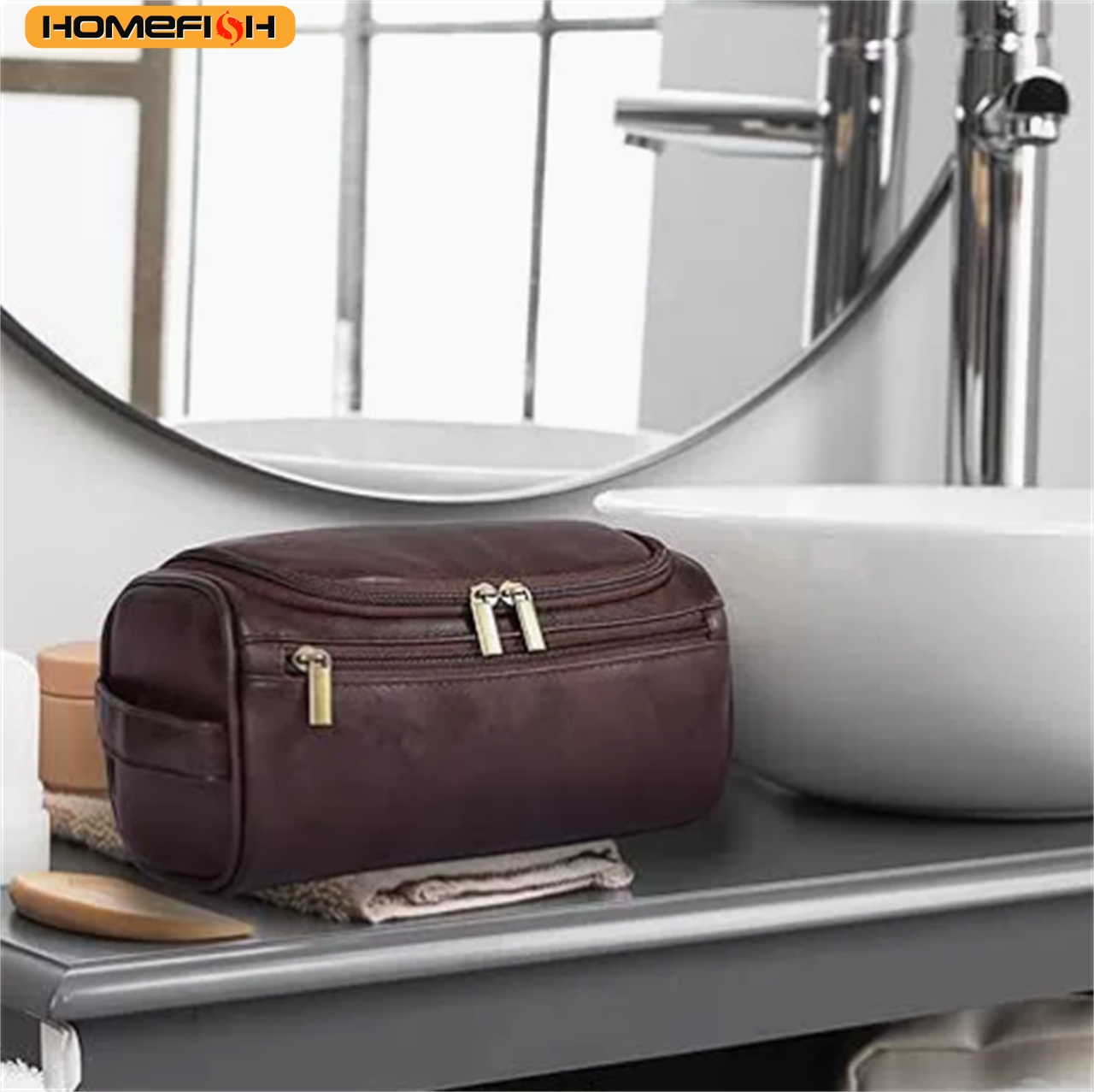 HOMEFISH Men PU Vintage Luxury - Luxury Skincare Box ulasan dan harga