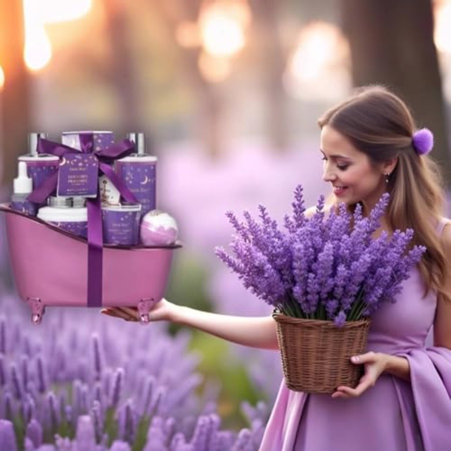 Bath Basket Spa Kit Spa Gifts  - Luxury Skincare Kit ulasan dan harga