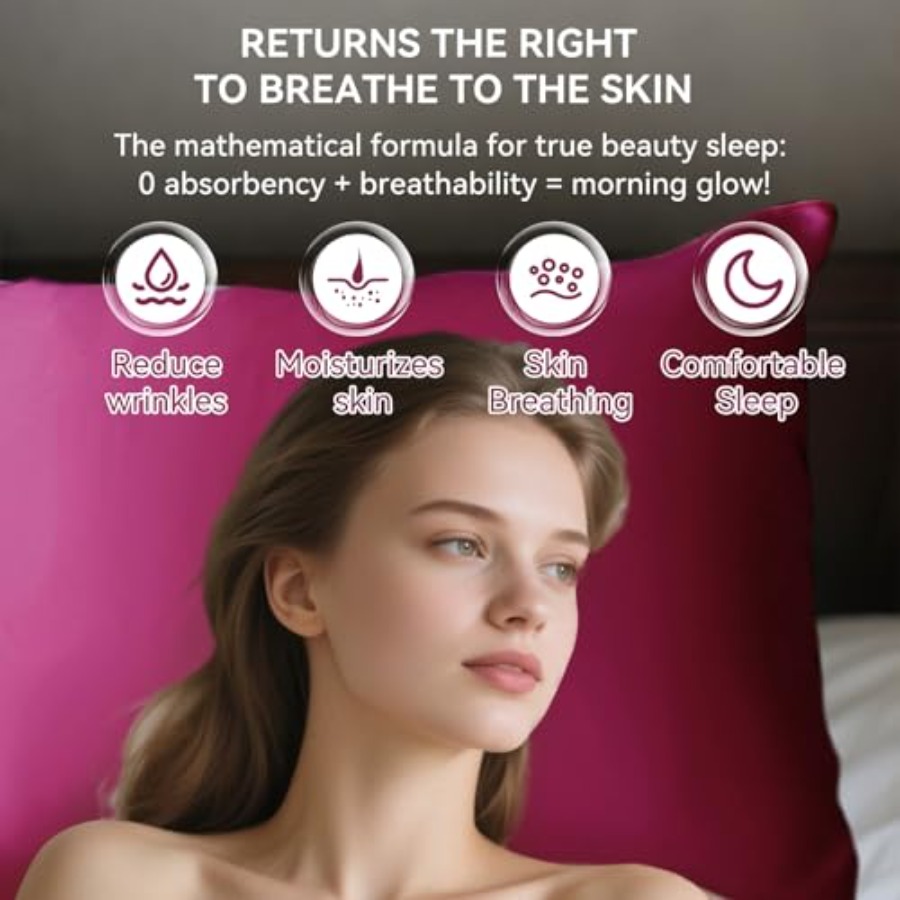 Satin Pillowcase Set for Hair  - Luxury Skincare & Spa Photos ulasan dan harga
