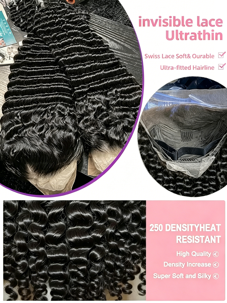 13x6 HD Loose Deep Wave Lace F - Luxury Skincare Design ulasan dan harga