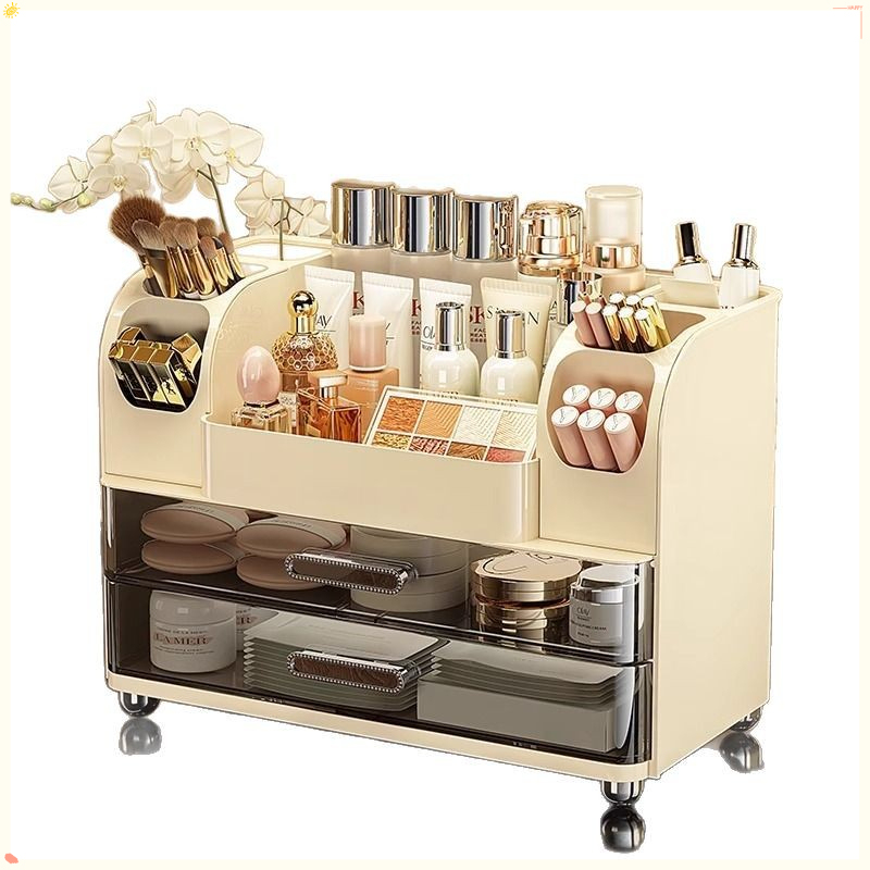 Luxury Desktop Cosmetic Storag - Luxury Skincare Box ulasan dan harga