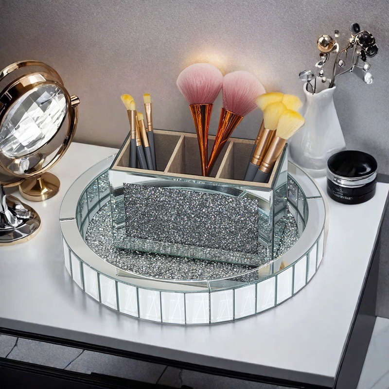 Rotating Cosmetics Storage Box - Luxury Skincare Box ulasan dan harga