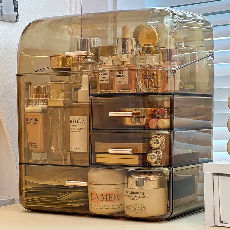 Luxury Acrylic Cosmetic Storag - Luxury Skincare Design ulasan dan harga