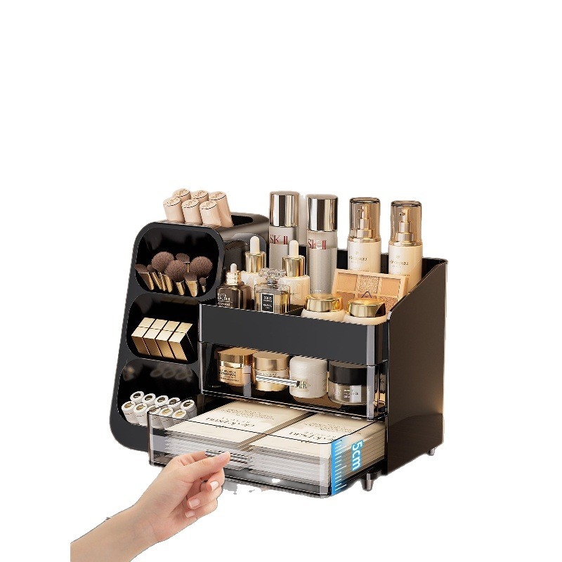 Luxury Desktop Cosmetic Storag - Luxury Skincare Box ulasan dan harga